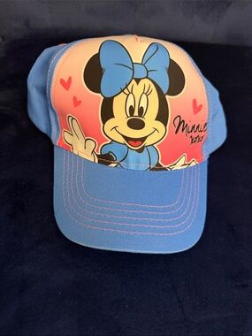 Disney Minnie Mouse Cap in Blue and Pink